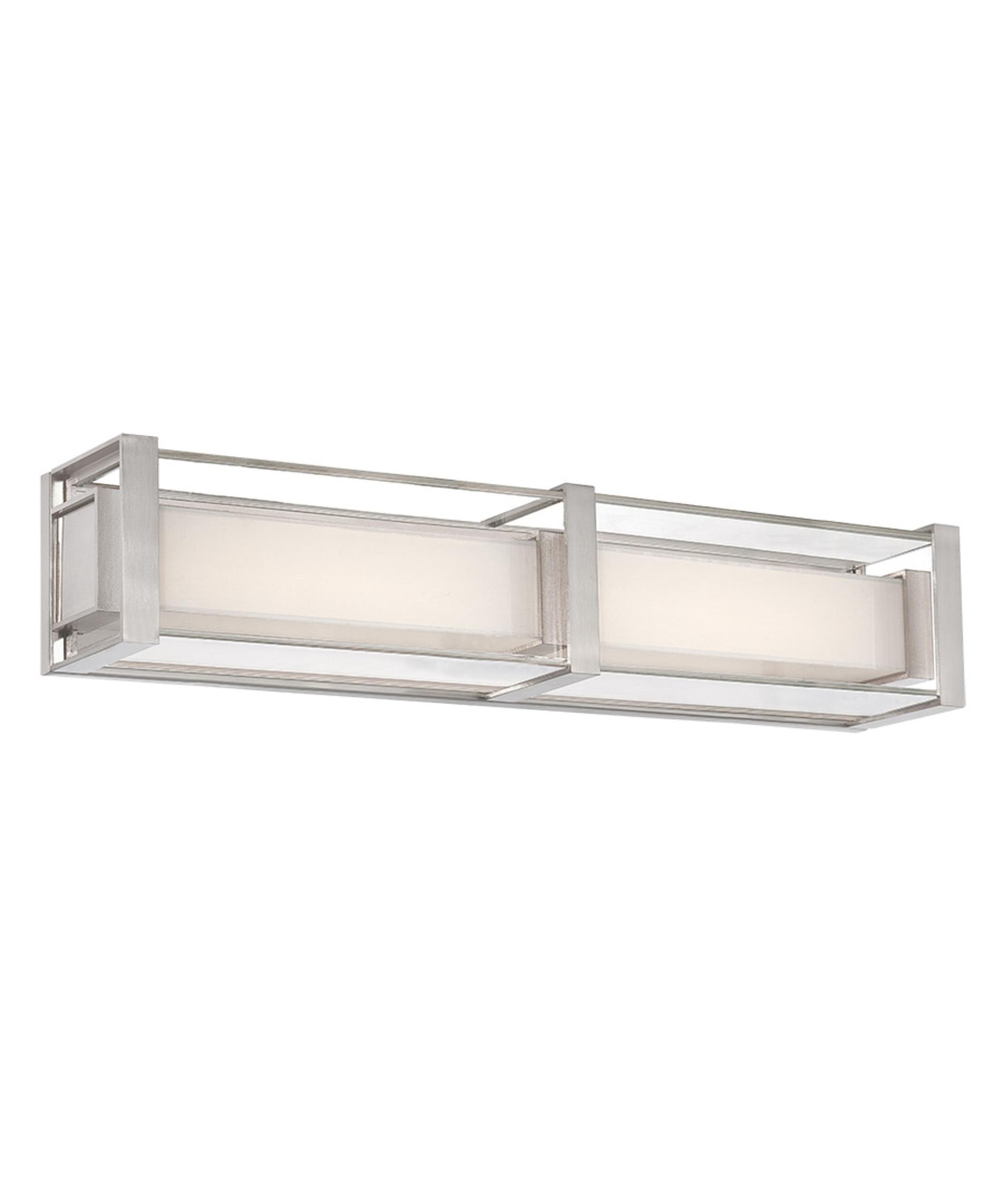 Modern Forms Ws Sheridan Inch Wide Bath Vanity Light - Shown In Brushed Nickel Finish And White Ceramic Glass modern forms ws sheridan inch wide bath vanity light - shown in brushed nickel finish and white ceramic glass
